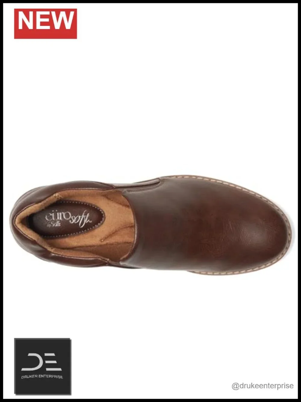 Womens Microfiber Flats with Wedge Heel - Comfort Cushion Sock